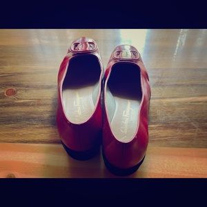 Vintage SF Scarlet Patent Flats